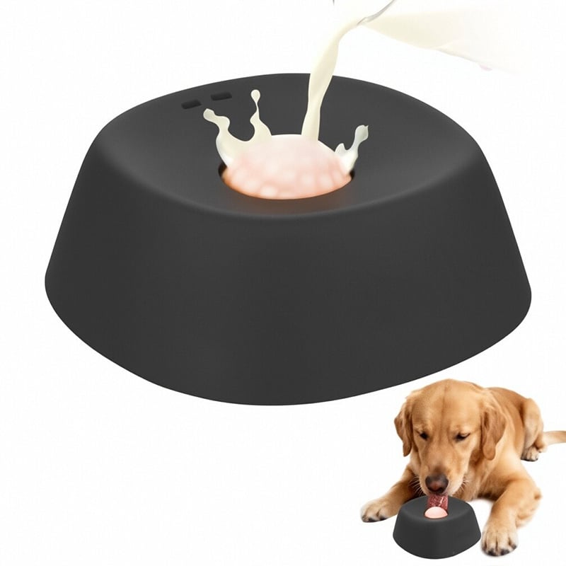 Dog bowl for slow feeding and drinking, effectively reduces gulping & digestive issues