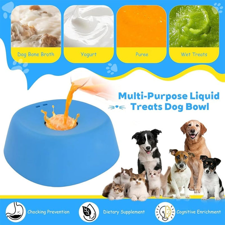 Pet supplies: innovative slow feeder dog water bowl, prevents rapid gulping