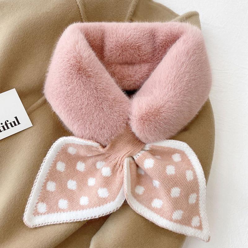 Soft-touch plush winter scarf, designed for women seeking comfort and warmth.