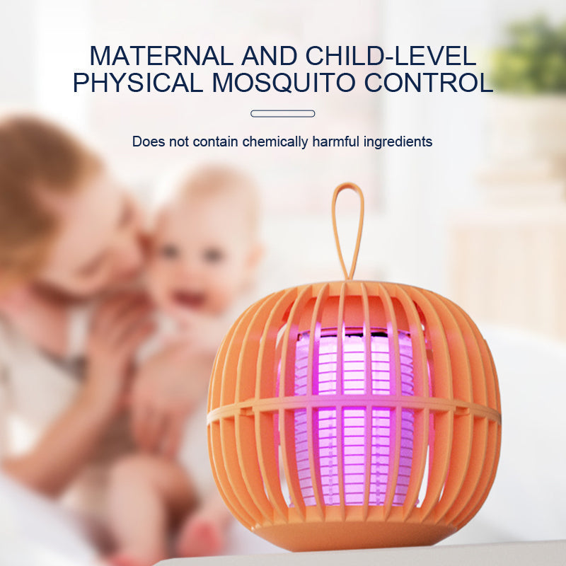 Portable 2-in-1 mosquito killer lamp & night light for home, silent pest control