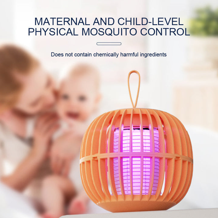 Portable 2-in-1 mosquito killer lamp & night light for home, silent pest control