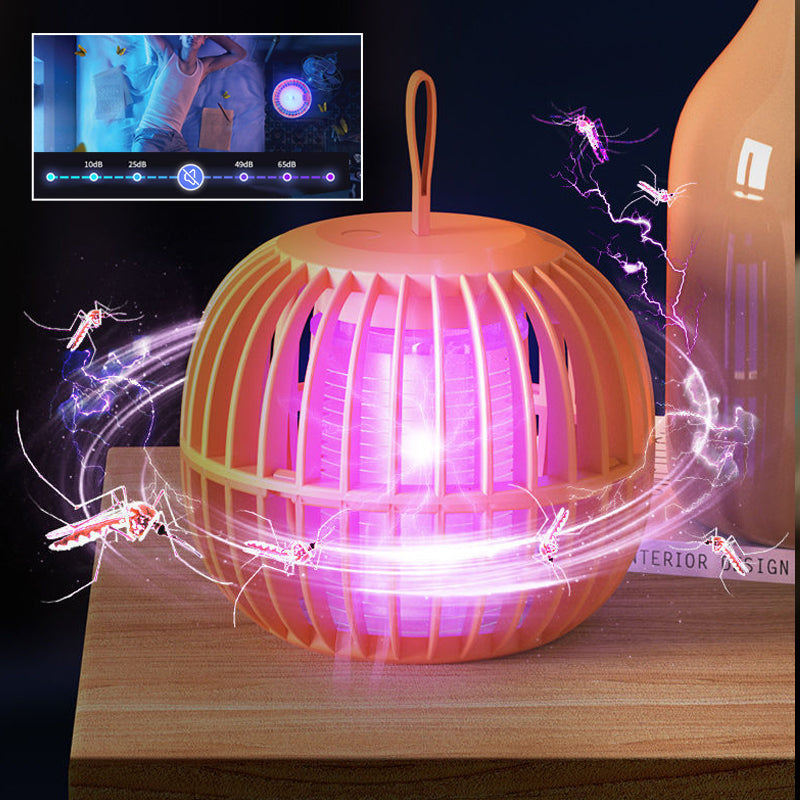 Outdoor camping mosquito killer lamp with ambient night light, chemical-free pest control