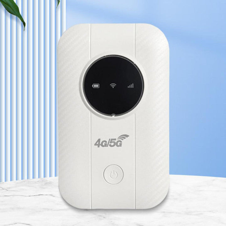 Compact 4G/5G portable WiFi router for reliable, no-contract mobile internet. Perfect for travel & data freedom.