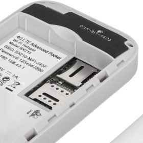 Portable 5G Wi-Fi mobile hotspot, great for camping, RV trips, and secure outdoor internet.