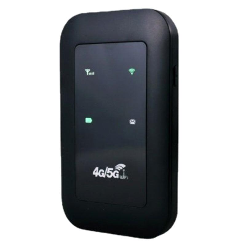 Portable 5G WiFi router for high-speed mobile internet, perfect for travel & remote work.