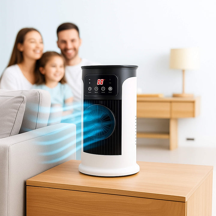 Portable AC unit 17geartech-bl251017 for windowless rooms. Energy-efficient room cooler with quiet operation.