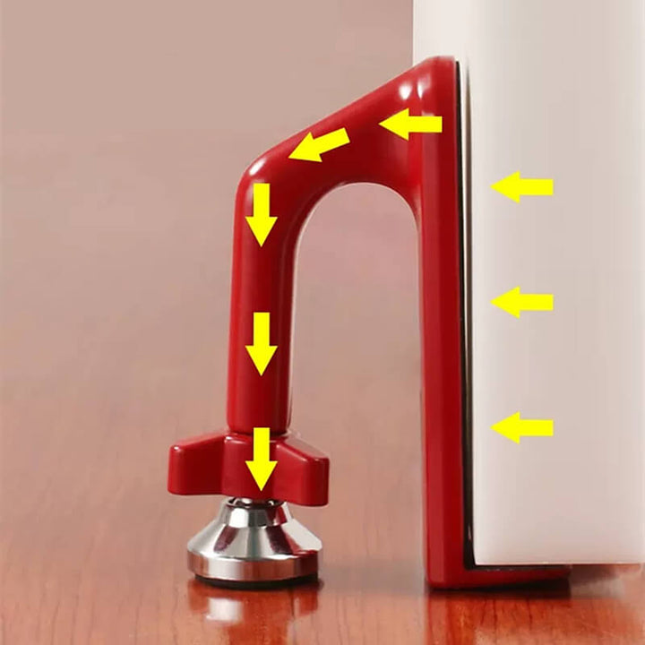 Door stop alarm device, a portable security gadget for enhanced personal safety