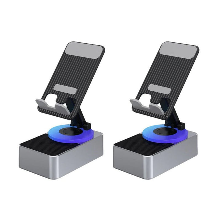 Smart phone accessory: Stand with Bluetooth speaker & portable charger for on-the-go power