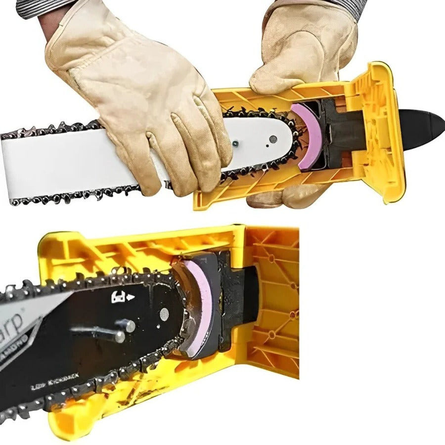 Efficient chainsaw teeth sharpener tool for consistent blade maintenance and improved cutting performance.