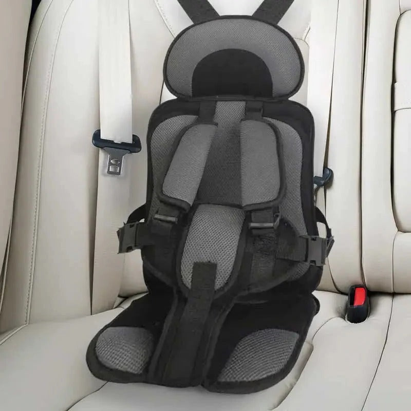 Secure baby travel car seat with padded comfort and safety straps.