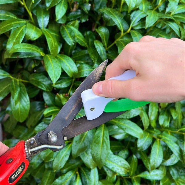 Versatile sharpening tool for gardening, kitchen, & utility, a portable solution for sharp edges