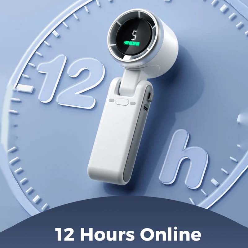 Portable High-Speed Turbine Fan, compact & powerful handheld cooling device