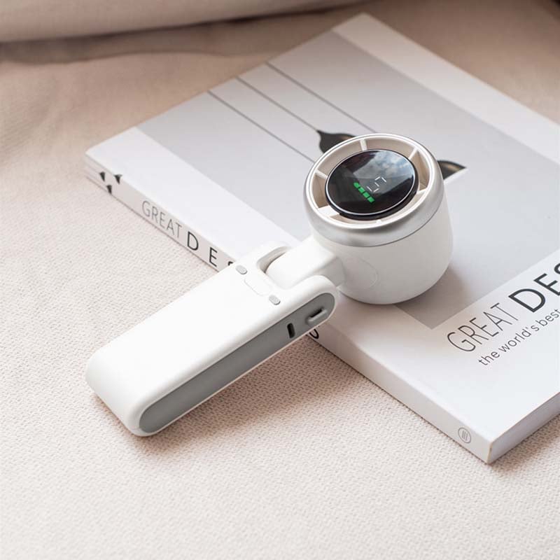 Ergonomic handheld fan, high-speed turbine delivers a refreshing breeze anywhere