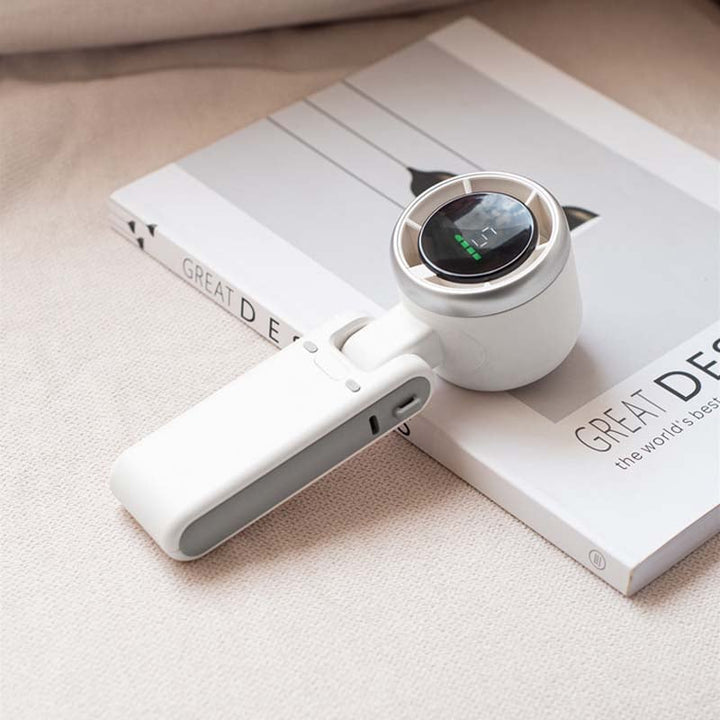 Ergonomic handheld fan, high-speed turbine delivers a refreshing breeze anywhere