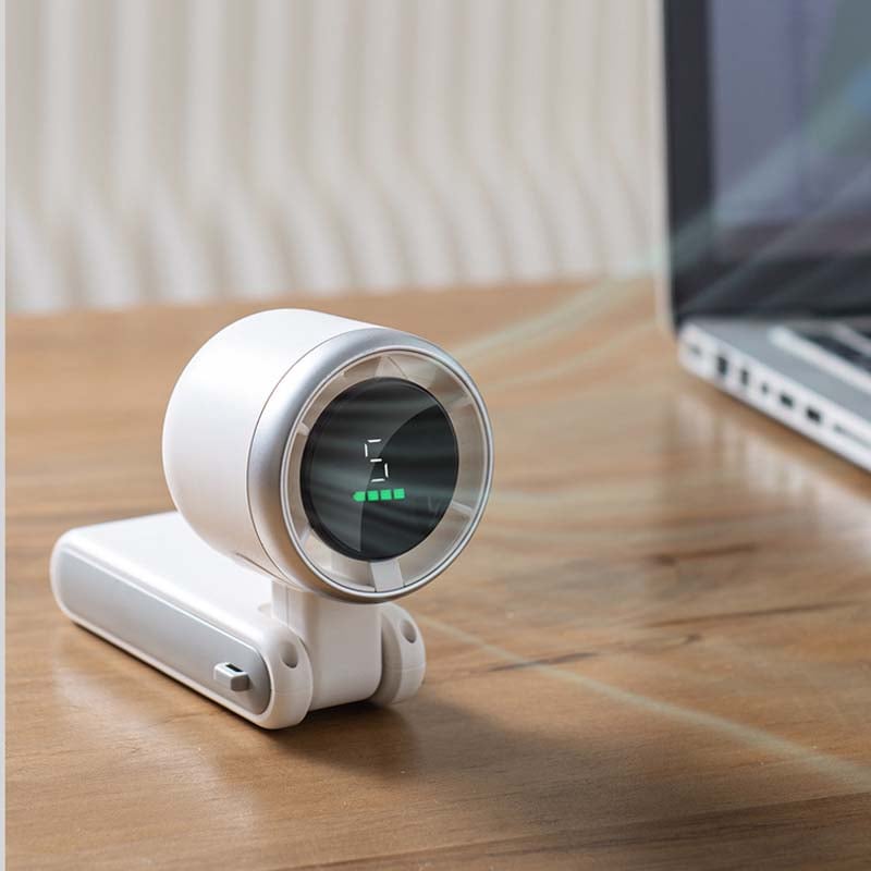 Desktop cooling fan, high-speed turbine ensures quick relief from heat, USB powered