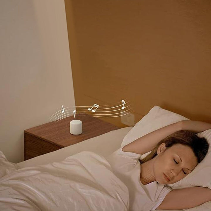 Small Bluetooth speaker with waterproof casing, ideal for travel and camping