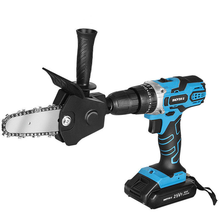 Cordless electric saw kit, ideal for pruning, DIY tasks, and light woodworking projects