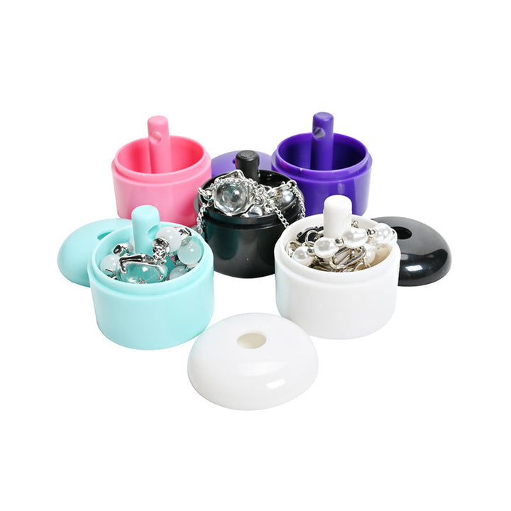 Travel-friendly mini keychain organizer, perfect for keeping small essentials secure