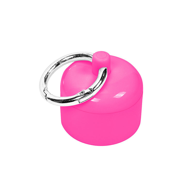 Portable gift idea: a sleek keychain that doubles as a pill case and jewelry holder