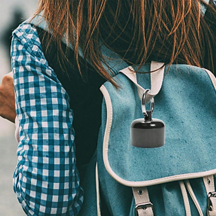 Gift idea: portable metal keychain organizer for pills, earrings, or emergency cash