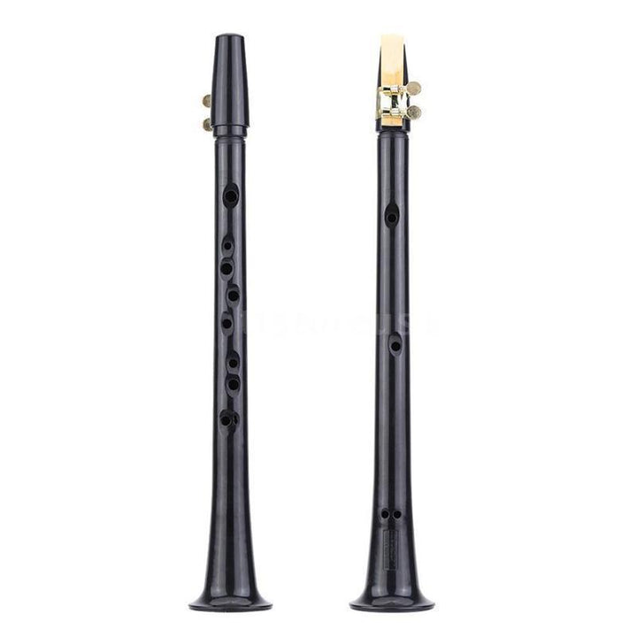 Beginner-friendly mini pocket saxophone, a compact and portable ABS wind instrument for all ages.