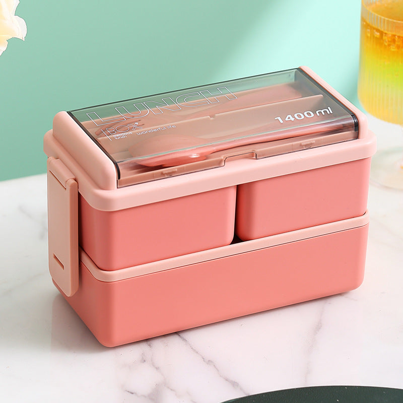 Travel-friendly multi-compartment bento box, ensuring fresh meals wherever you go
