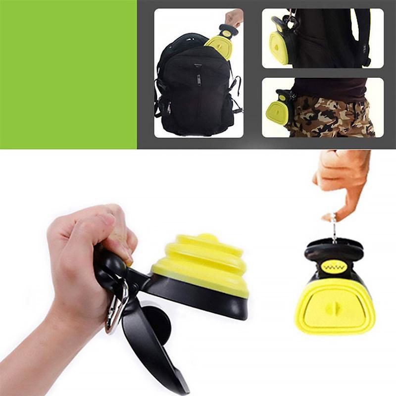 Travel-friendly dog waste scooper, perfect pet accessory for keeping parks and yards clean