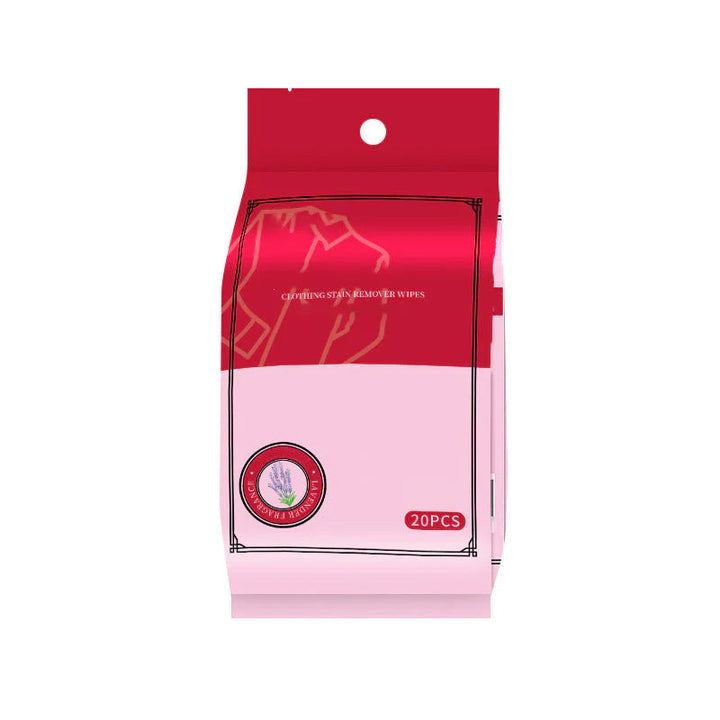 Pack of portable stain removing wipes, a homeneeds must-have for clothing