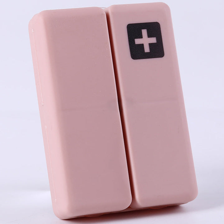 Multi-day pill organizer with 7 individual compartments, a convenient travel medication reminder