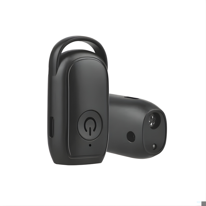 Portable ultrasonic dog repeller for safe outdoor use, effective for dog training & anti-barking control.