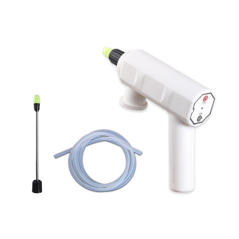 Versatile handheld electric sprayer, USB rechargeable, for all home and garden needs