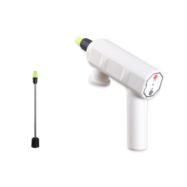 Close-up of the USB charging interface on the portable electric garden sprayer