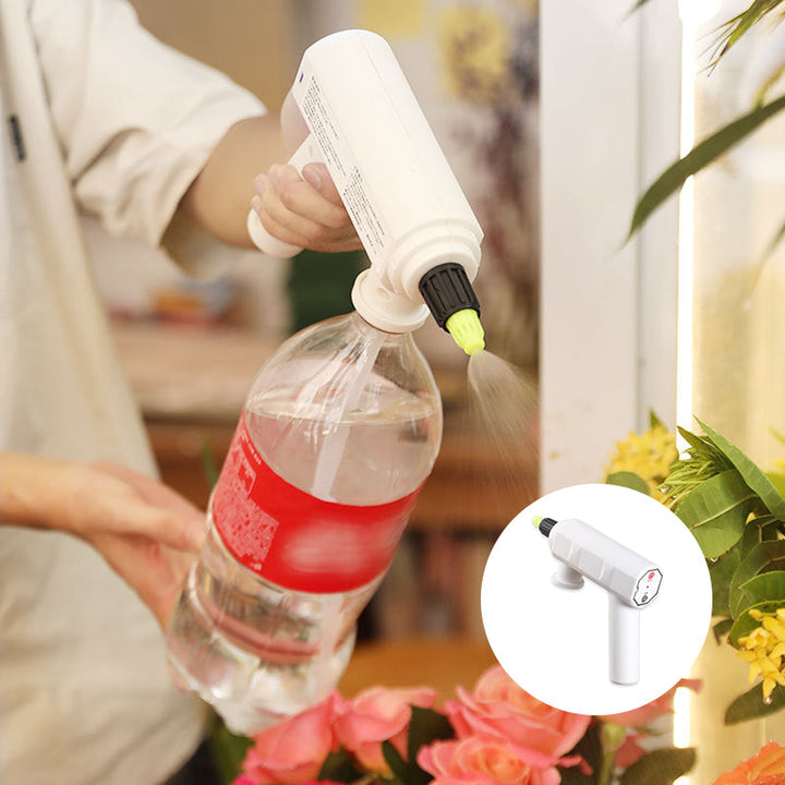 Wireless electric sprayer with USB charging for garden and household applications