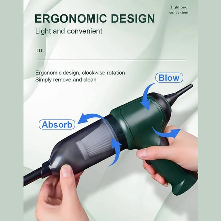 Wireless car cleaner, excellent for removing pet hair and debris from cars