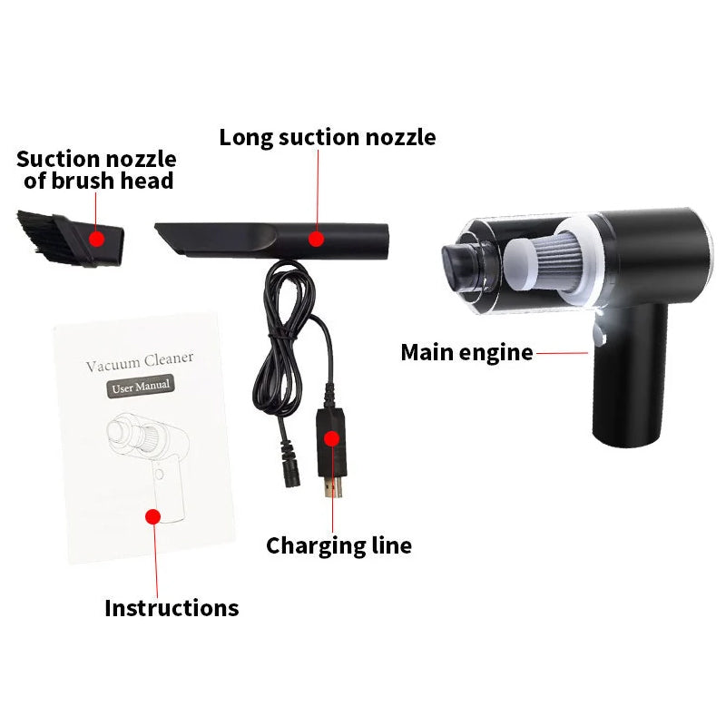 Compact auto vacuum, a must-have for every car owner's cleaning kit