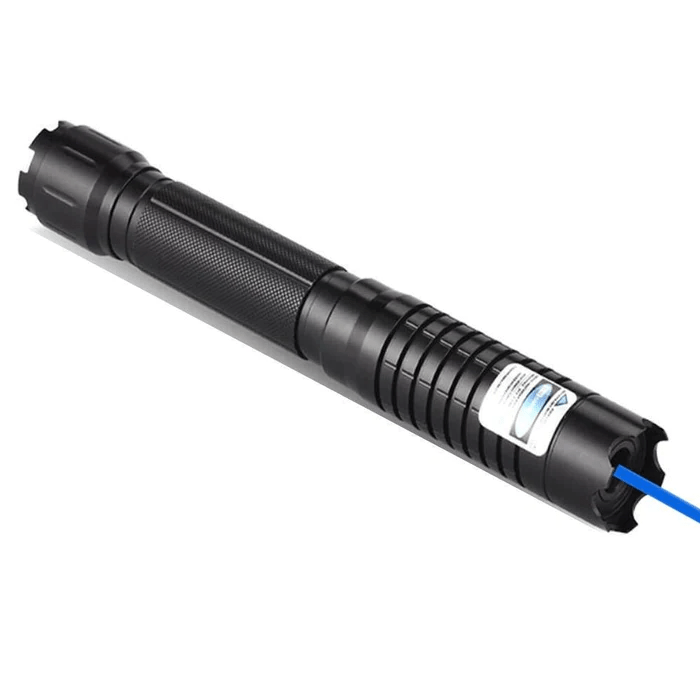 High-performance aluminum LED flashlight, perfect tactical gear for camping, hiking, & outdoor light.