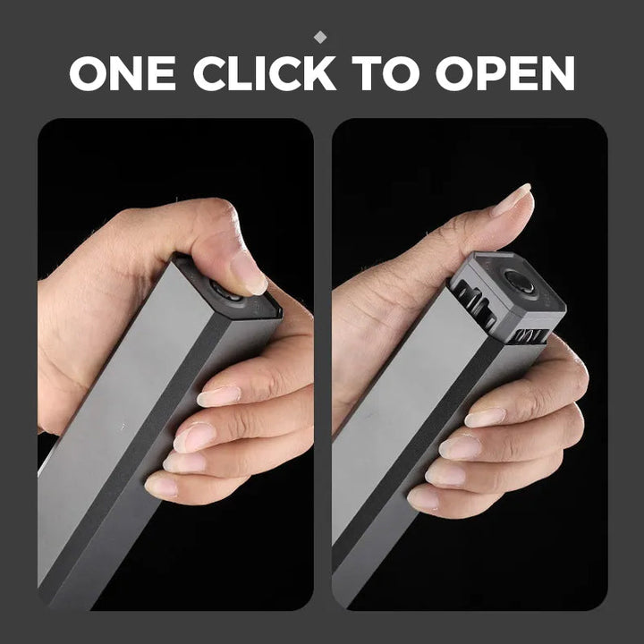 Ergonomic handle of Precision 31-in-1 Screwdriver Set, essential for small device repair.