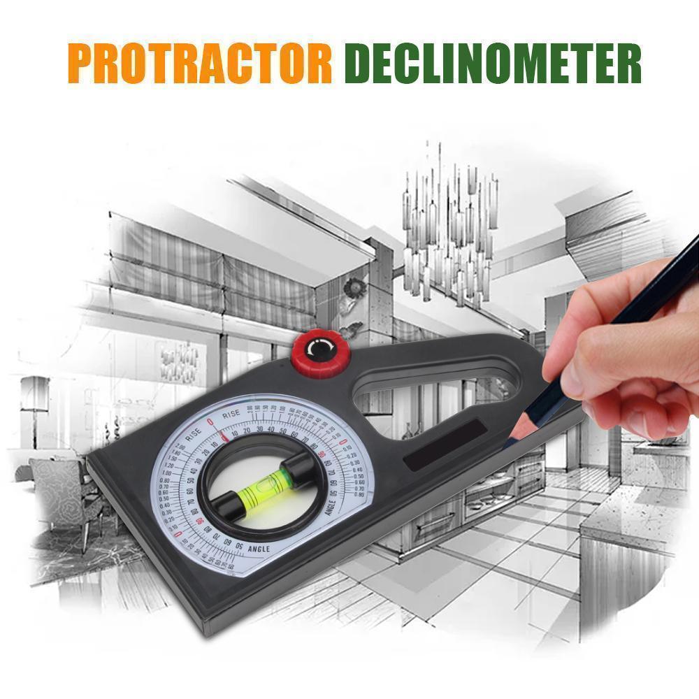 Precision Angle & Slope Measurement Tool, digital inclinometer and protractor for construction