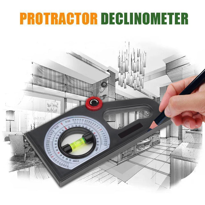 Precision Angle & Slope Measurement Tool, digital inclinometer and protractor for construction