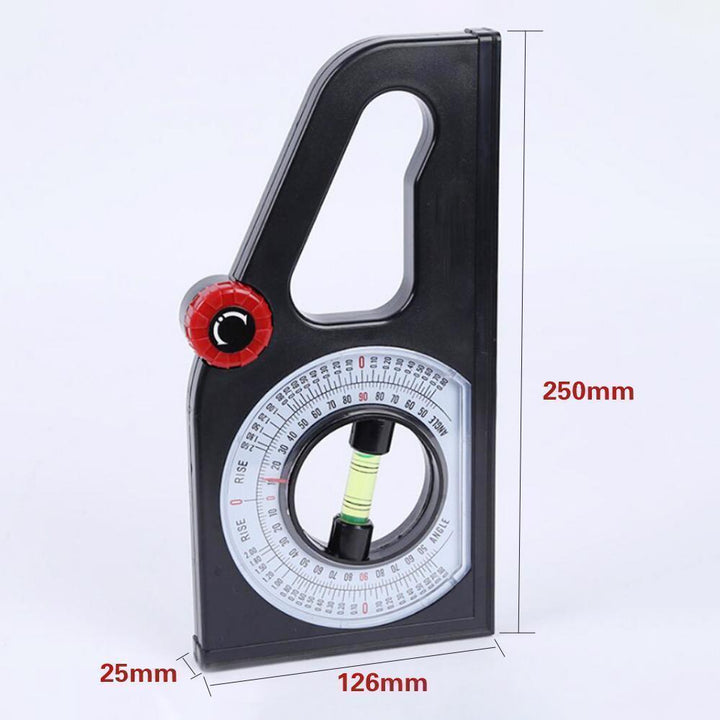 Handheld angle finder & slope meter with LCD display, ideal for engineering and DIY tasks