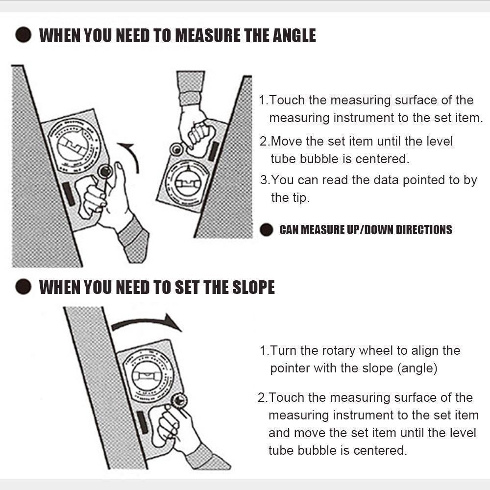Slope measurement tool, a versatile hand tool for construction, precise and easy to use