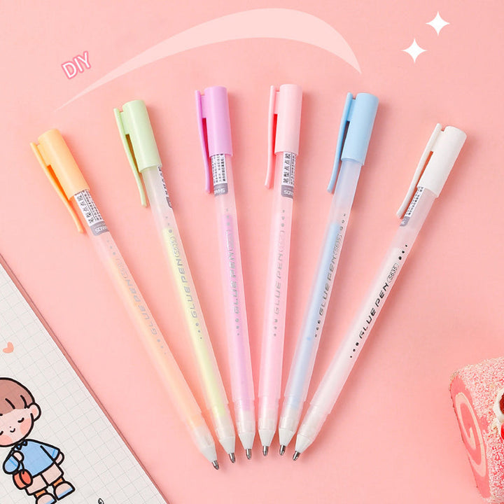 Precision glue pen for intricate crafting projects; quick dry adhesive for scrapbooking & DIY