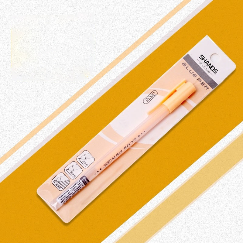 Variety of craft papers stuck together with Quick Dry Precision Glue Pen, demonstrating strong bond