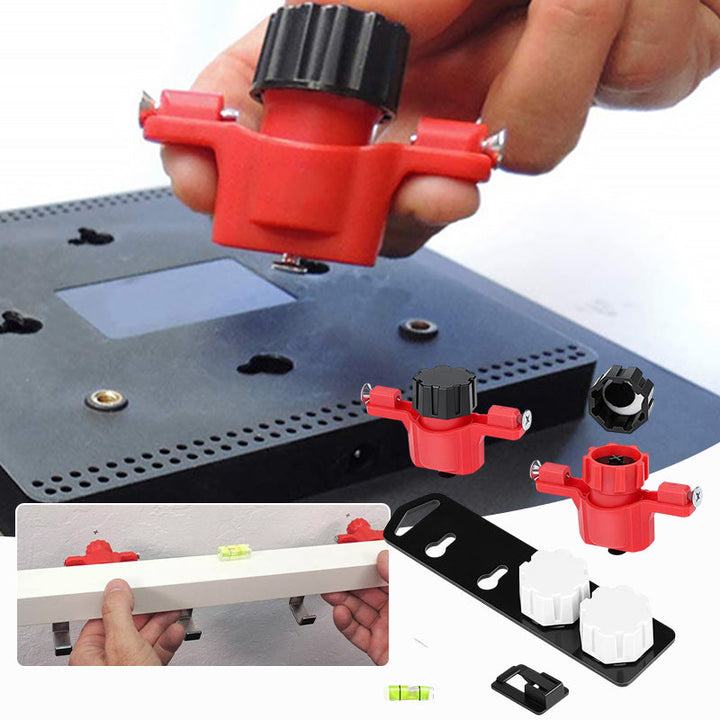 Accurate keyhole marking tool for secure and level hanging of objects