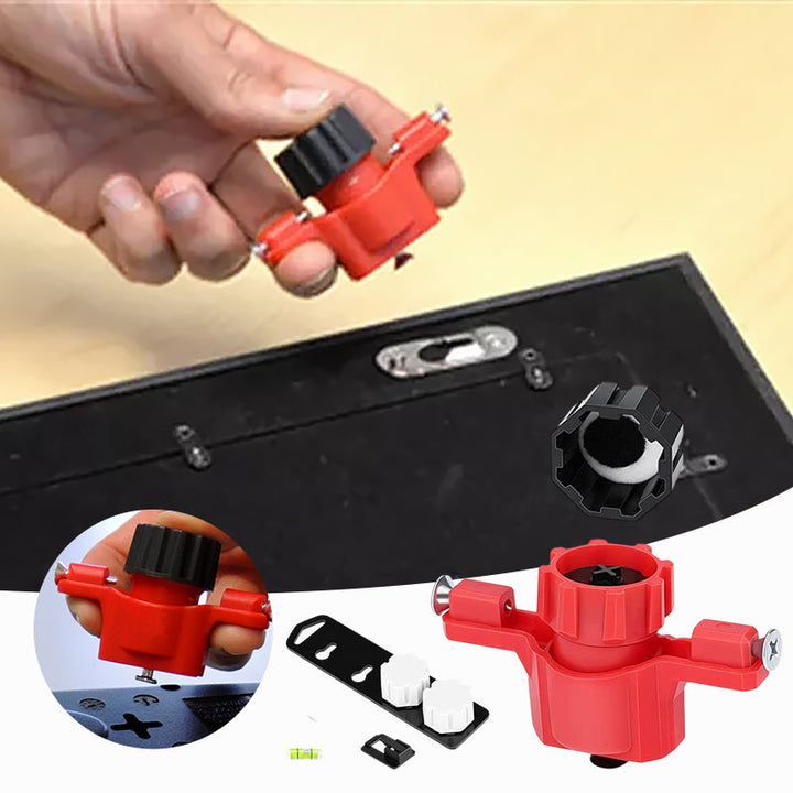 Mounting precision keyhole marking tool set for various hanging hardware