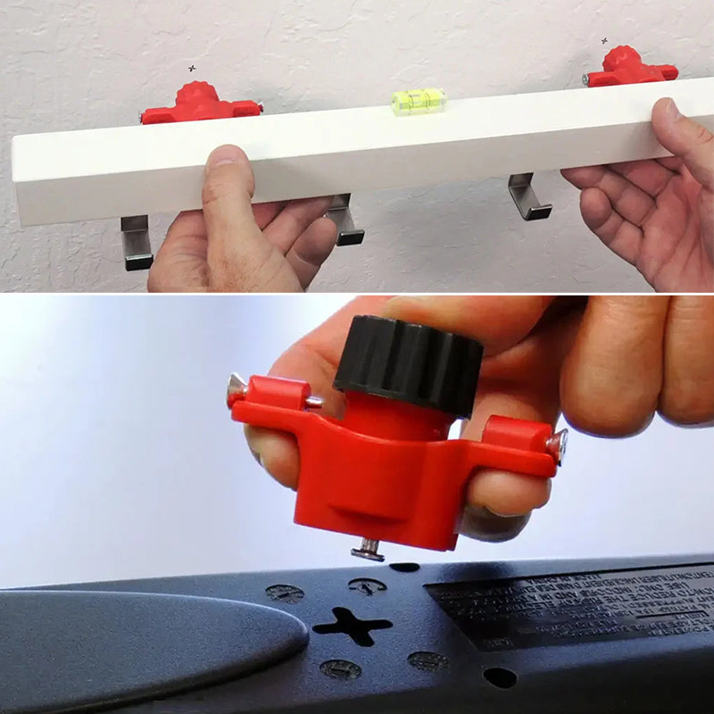 Hanging hardware precision marking tool for keyhole slots and mounts