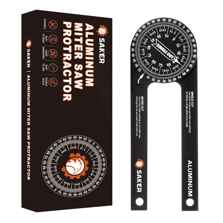 Precision Miter Saw Protractor Tool for accurate woodworking angles and cuts