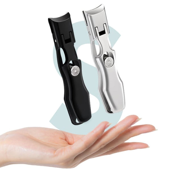 Compact stainless steel precision nail clippers, perfect for travel and daily hygiene