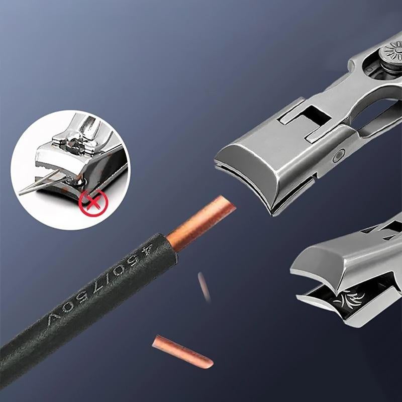 Heavy-duty nail clippers for thick nails, ultra sharp stainless steel, a reliable tool