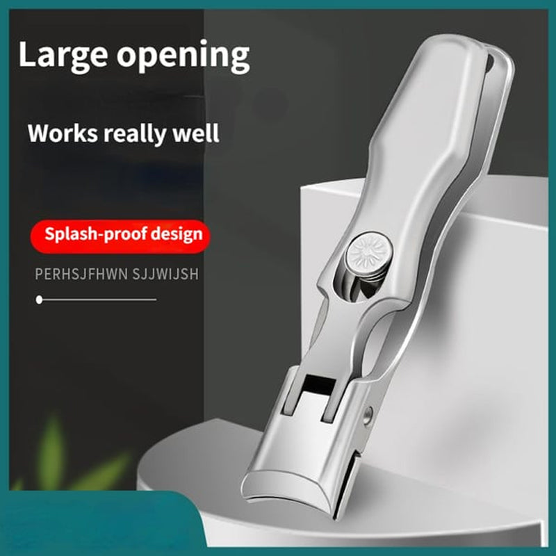 Unisex stainless steel precision nail clippers, ideal for thick nails, a sharp manicure tool